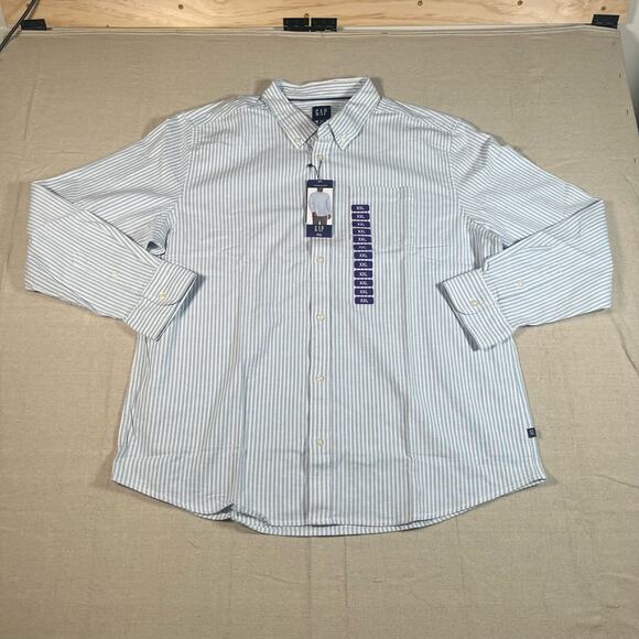 Gap Men's Button Down Long Sleeve 2XL Brand New Nwt Oxford Shirt $49.95 - Picture 1 of 7